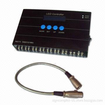 DMX Controller, Available in Various Models and 12 to 24V DC Voltage